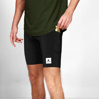 SAYSKY Herre Kort Tigths 9" Combat+ L Kort treningsshorts til herre -Black
