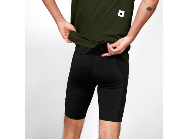 SAYSKY Herre Kort Tigths 9" Combat+ L Kort treningsshorts til herre -Black 