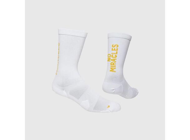 SAYSKY Sokker Statement Combat  35-39 No Miracles - Løpesokker med stil - Yel 