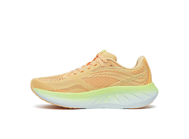 Saucony Løpesko Dame Ride 18 38 Godt dempet løpesko til hverdagen - Pe/S 