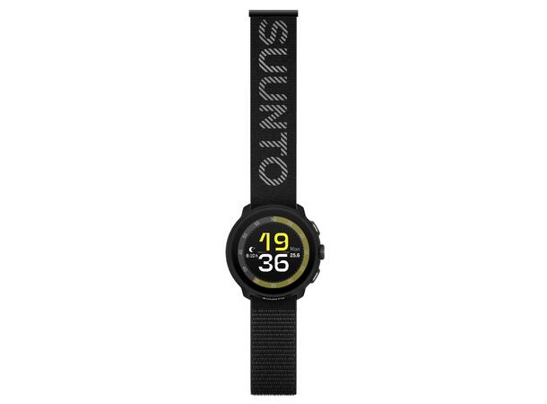 Suunto Run M/Textile Strap Lettvekts løpeklokke - All Black 
