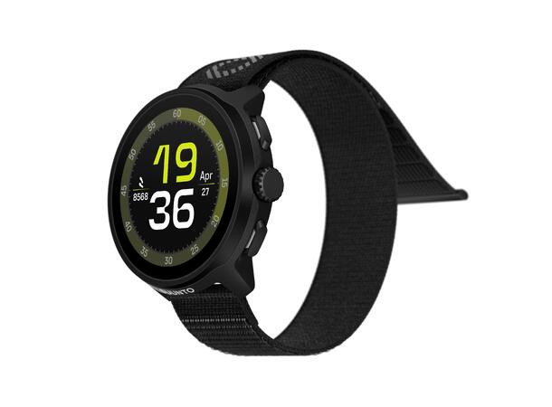 Suunto Run M/Textile Strap Lettvekts løpeklokke - All Black 