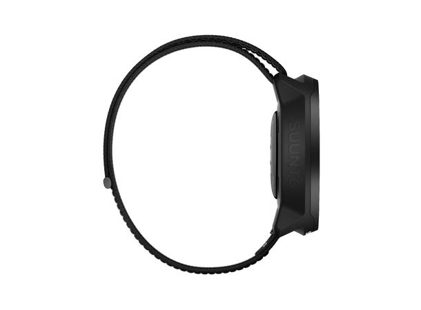 Suunto Run M/Textile Strap Lettvekts løpeklokke - All Black 