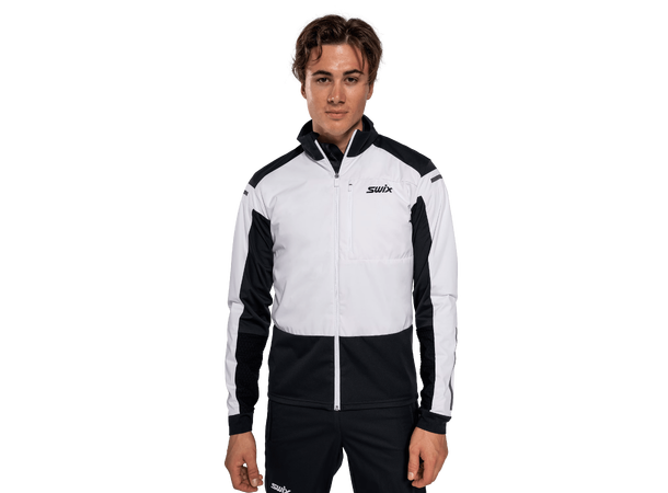 Swix Herre Jakke Nordic XC M Skijakke i softshell - BrWhite/Black 