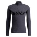 Swix Herre RaceX Merino Half Zip M Varm og pustende ulltr&#248;ye - Phantom
