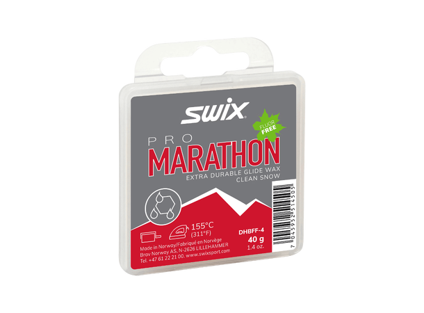 Swix Marathon Black 40G For god slitestyrke og til skitten snø 